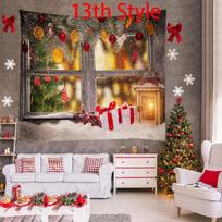 Christmas Photography Backdrops Child Christmas Fireplace Room Decoration Set