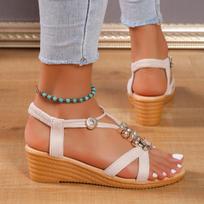 Women Sandals  Hot Sale Summer New Fashion Casual Comfortable Outdoor Wedge Non-slip Women's Sandals Zapatos Para Mujeres 35
