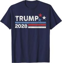 Trump 2028 US Flag Donald Trump President Trump 45 47 48 Unisex Unisex T-Shirt S