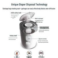 Tommee Tippee-Compatible Nappy Bin Liners for Disposable Diapers 26cm x 5cm x 8m mėlyna