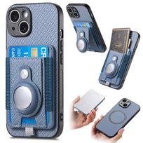 Case For iPhone 16 15 14 Plus 13 Mini 12 11 Pro Max Magsafe Phone Case With AirTag Safeguard Card Holder Wallet Magnetic Adsorpt For iPhone 13 Mini