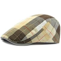 HT4637 Berets for Men Women Vintage Artist Painter Plaid Beret Hat Male Female Adjustable Ivy Flat Cap Spring Summer Beret Caps 55-59cm Adjustable