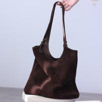 Women Genuine Leather Luxury Tote Soft Fashi Shoulder Bags 30x9x31cm