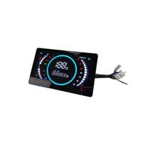 12V Universalus Reguliuojamas LED Skaitmeninis Motociklo Spidometras RPM Prietaisų Skydelis su Temperatūra Pavara 199km/H