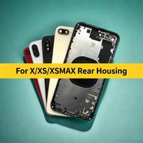 Replacement Back Housing For iphone X/XS/XS Max glass cover middle frame chassis  Rear Back Cover for-X-black
