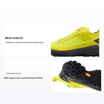 Arcteryx Vertex Comfortable Shock-Absorbing Durable Breathable Low-Top Hiking Shoes Women hiking shoes Yellow X000009030-EUPHORIA/GRAPHITE 40⅔