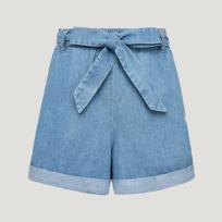 Adidas Originals Denim Shorts Women's Light Denim Blue Moderate XS