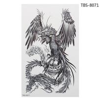 Vandeniui atsparus laikinasis lipdukas „Dragon Phoenix“ meno lipdukas „Kūno rankos kojos“.
