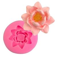 3D Gėlės Silikoninės Formos Maistinis Rankdarbių Tortų Saldainių Šokolado Sugarcraft Ledo Konditerijos Kepimo Įrankis Forma Kepimo Priedai B-1pcs beige