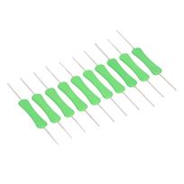 30PCS Double Sided Crochet Hook Electroplating Double End Crochet Needles Ergonomic Handle Knitting Needle for DIY