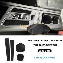 For Seat Leon MK4 Cupra Leon Cupra Formentor     2024 2025 Central Control Gear Panel Storage Sticker Interior Left Hand Drive