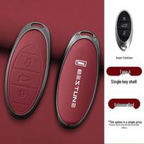 FAW Bestune T77/T99/B70 Automobilio Raktų Dėklas su Sagtimi, Pilnai Aptraukiantis Korpusas T55/T33, Unisex Dizainas OPP Bag black