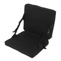 With Zippered Pocket Folding Chair Cushion With Handle Adjustable Floor Chair  Camping Trips juoda