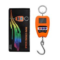 200kg Digital Hook Scales Mini Crane Scale Industrial Hanging Scale 200kg/441lb Heavy Duty Weighing Scale Stainless-Steel 40% Tool oranžinė
