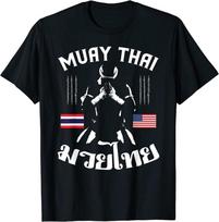 Thailand American Flag Muay Thai Thai Boxing T-Shirt T-Shirt Unisex T-Shirt XL