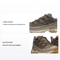 Salomon XT-6 Expanse Leather Bungee Cord Men Sneakers Brown Wren Almond L47294900 37⅓