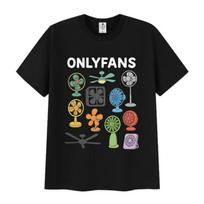Juokingi OnlyFans Memai T-shirt Vyrams Moterims Humoras Apvalia Kaklo Apranga Trumpomis Rankovėmis T-shirt'ai Retro Mada Aukštos Kokybės Medvilninis T-shirt Viršūnės S juoda