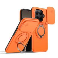 Heavy-duty Rugged Stand Case For Xiaomi Mi 15T Pro Cover Slide Camera Protect xiaomi 15T oranžinė