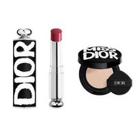 DIOR Lipstick Avant-Garde Black Lipstick Shell+#667 Sakura White Peach Jelly Refill 3.2g+#0N juoda