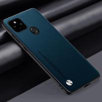 Prabangus PU odinis dėklas, skirtas Google Pixel 5 5A 4A 5G galinis dangtelis silikono apsauginis telefono dėklas, skirtas Google Pixel 4A 4G Pixel5 Coque For Pixel 5A 5G žalia