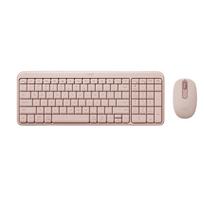 Wireless Bluetooth Keyboard And Mouse Combo, Business Laptop, 99 Keys, Pink rožinė