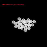 10pcs Cord Lock Plastic Stopper Cord Ends Toggles Clip Buckle Transparent Clear Frost For Shoelace Clothing DIY Bag Accessories