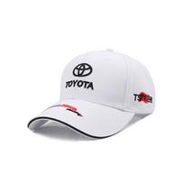 (baltas) Siuvinėtas automobilio logotipas TOYOTA beisbolo kepuraitė