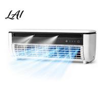 Quiet Desktop Fan Portable Mini Split Air Conditioner Fan Adjustable Speeds Energy Saving Misting Drill-free Wall Mount Cooling Desk for Home Office balta