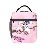 Diddl mouse Merch Insulated Lunch Bag For School  Storage Food Boxes Portable Cooler Thermal Lunch Box One Size