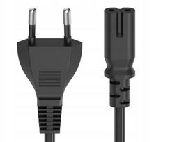 Power cord cable for TV, RTV, household appliances, Xbox, PS4, PS5, eight C7 1.5m