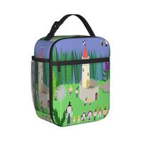 Bens And Hollys Lunch Bag Little Kingdoms Funny Lunch Box Picnic Portable Thermal Tote Handbags For Adult Waterproof Cooler Bag One Size