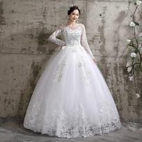 Elegant 2026 Mori-kei Wedding Dress with Train - Dreamy, High-End, Super Fairy Style for Brides L