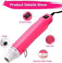 Epoxy Resin Mini Heat Gun 300W Portable Heat Gun Manual DIY Acrylic Resin Process, Dryer Process Heating Tool American Standard balta
