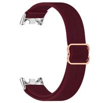 Nailoninis megztas dirželis Xiaomi band 9 8 NFC dirželiui, Elastingas laikrodžio dirželis Xiaomi išmaniajam dirželiui 9 8, dirželio dangtelio priedai M9 Special edition vyno raudonos spalvos