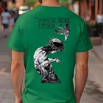 Forgive Them Father Bible Verses Print Men's T-shirts Fashion Harajuku Streetwear Causal Loose T-shirts Unisex Tees Sweatshirts S