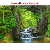 3D Photo Wallpaper Murals Green Forest Cave Scenery Living Room Bedroom Background Wall Mural Non-woven Wallpaper Decor 300cm (W) x 200cm (H)