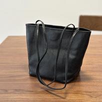 Johnature Retro Genuine Leather Tote Bag Versatile Commuting Solid Color Soft Leather Women's Shoulder Bag juoda