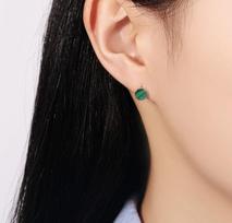 LLOYD Malachite Gemstone 10K GOLD Earrings (LPTH4051T) 10k