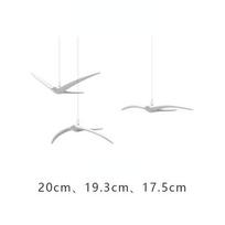 Creativity Resin Simulation Animal Bird Swallow Golden Ceiling Suspension Three-dimensional Background Wall Hanging Decoration