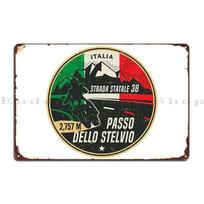 Stelvio Pass Italy Metal Signs Garage Living Room Rusty Personalized Cave Tin Sign Poster 20x30cm