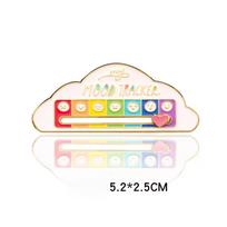 Mood Transformation Energy Brooch, Personality Slidable Social Power Metal Badge Men's and Women's Emoji Pin Accessories KTJ balta