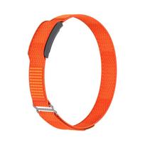 Loop Design Sport Band Bicep Band Nylon Replacement Strap for Amazfit Helio Strap oranžinė