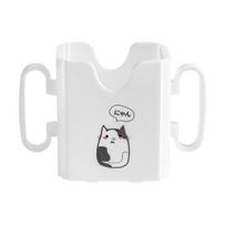 Foldable Milk Carton Holder with Dual Handles Leak-Proof Heat-Resistant Cup Sleeve for Juice Boxes Cute Portable Drink Carrier for Toddlers balta