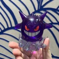 9cm/3.54inch Anime Pokemon Gengar Action Figure Q Version Model Cute And Charming Doll Ornament Collection Children Birth Date Playthings Present