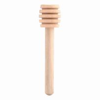 Wooden Honey Dipper Set Household Jam Dispensing Stick Honey Jar Collecting Stirring Rod for Home Kitchen Breakfast Tableware