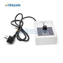 2000W Didelės galios SCR elektroninis įtampos reguliatorius AC 220V variklio greičio reguliatorius pritemdymo termoreguliacijos modulis