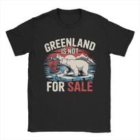 2026 Greenland Is Not For Sale Graphic T Shirts Unisex Women  Tee Shirt Clothes S