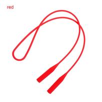 Sports Cord High Elastic Sunglasses String Ropes Silicone Eyeglasses Straps Anti Slip Glasses Chain raudona