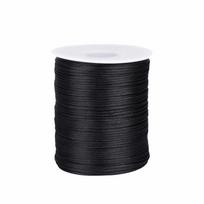 100m Craft String 1.5mm Satin Rattail Cord Silky Trim Solid Color Silk Rope Versatile Smooth Braided Cord Chinese Knotting juoda