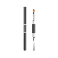 Gel Brush & Picker, 2 IN 1 Design Nail Brush and Spatula,Gel Nail Brush Tool for Acrylic Nails Extension Gel juoda